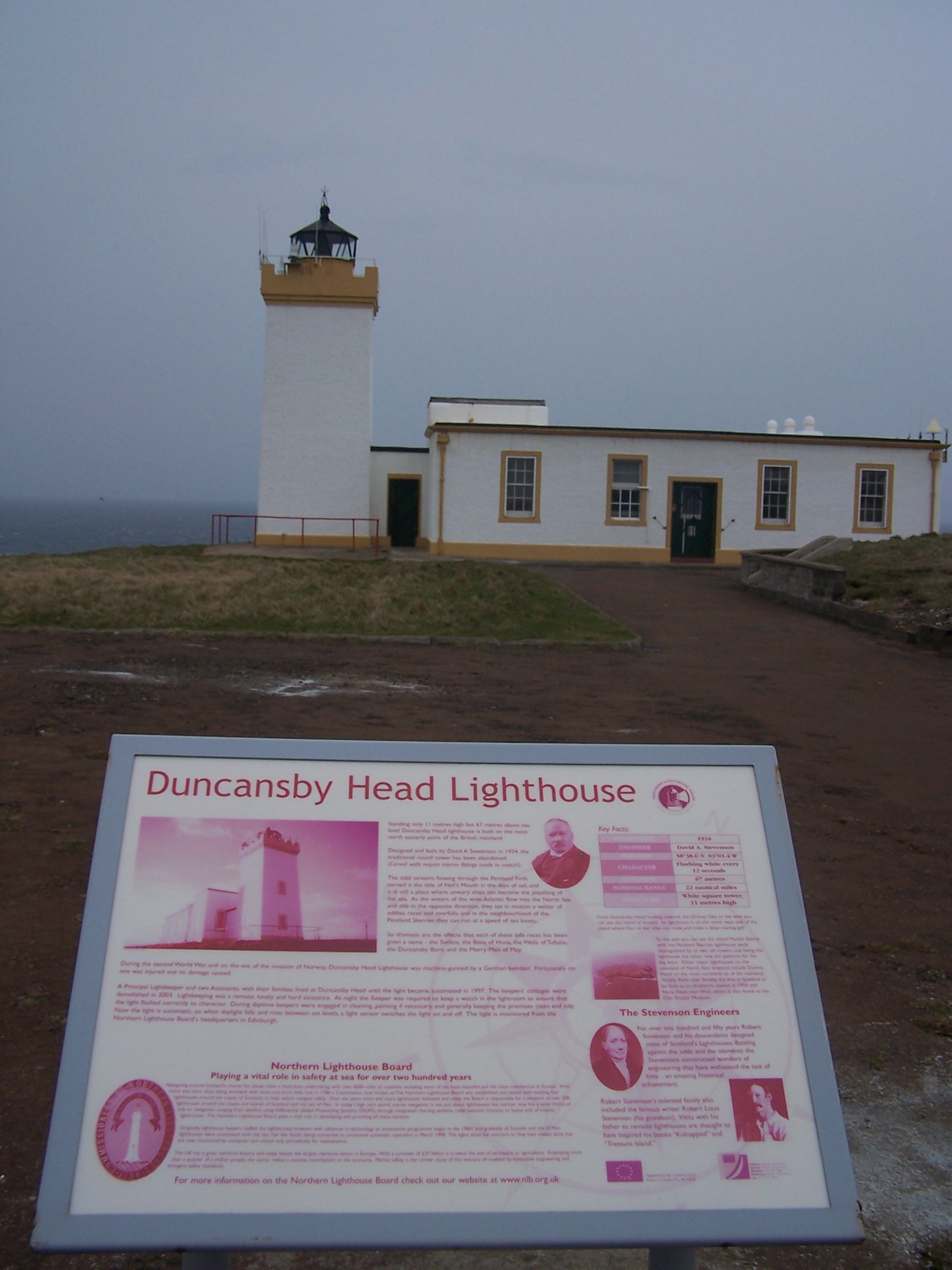 Dunscansby Head Lighthouse