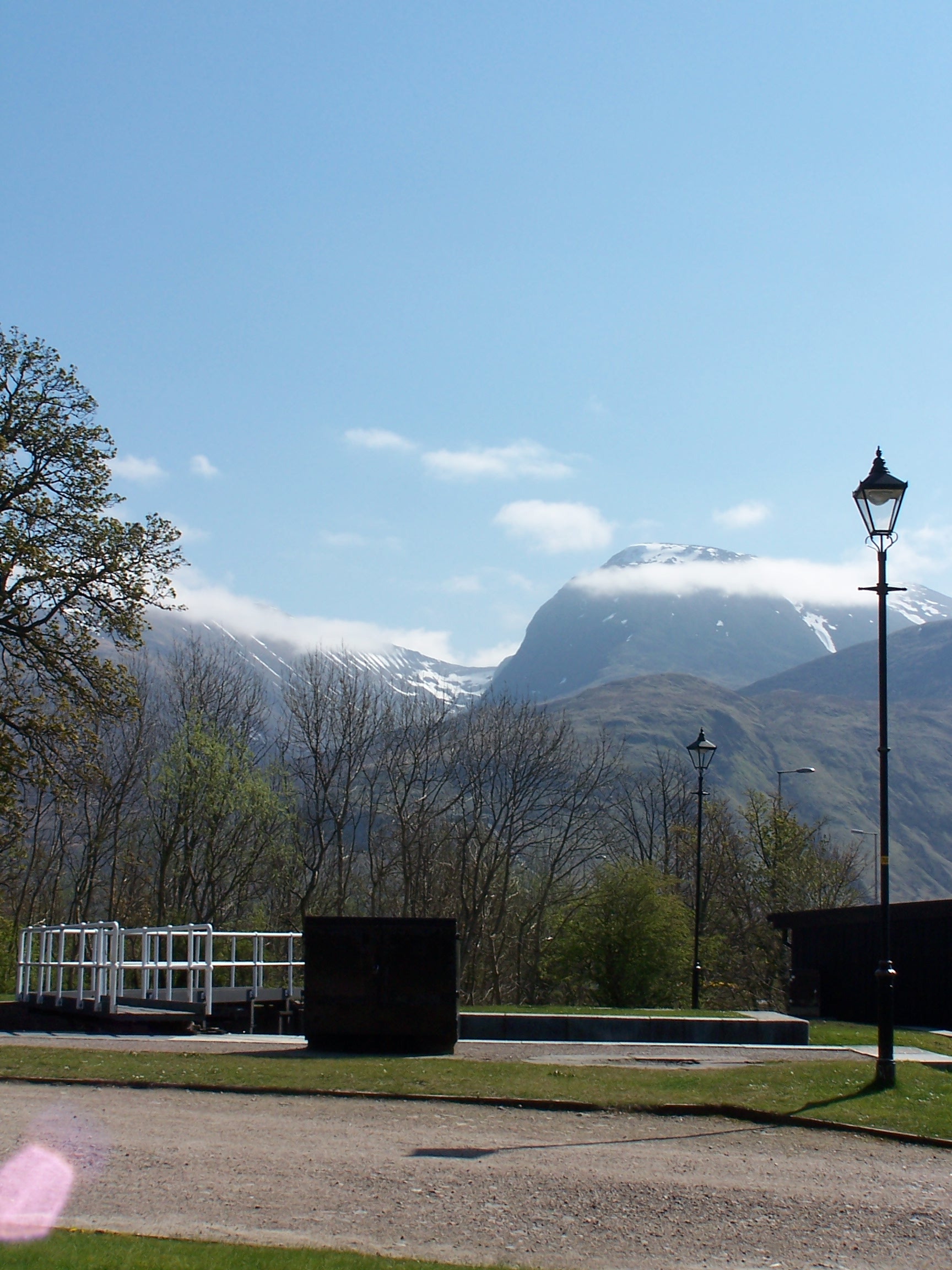Ben Nevis in the clouds