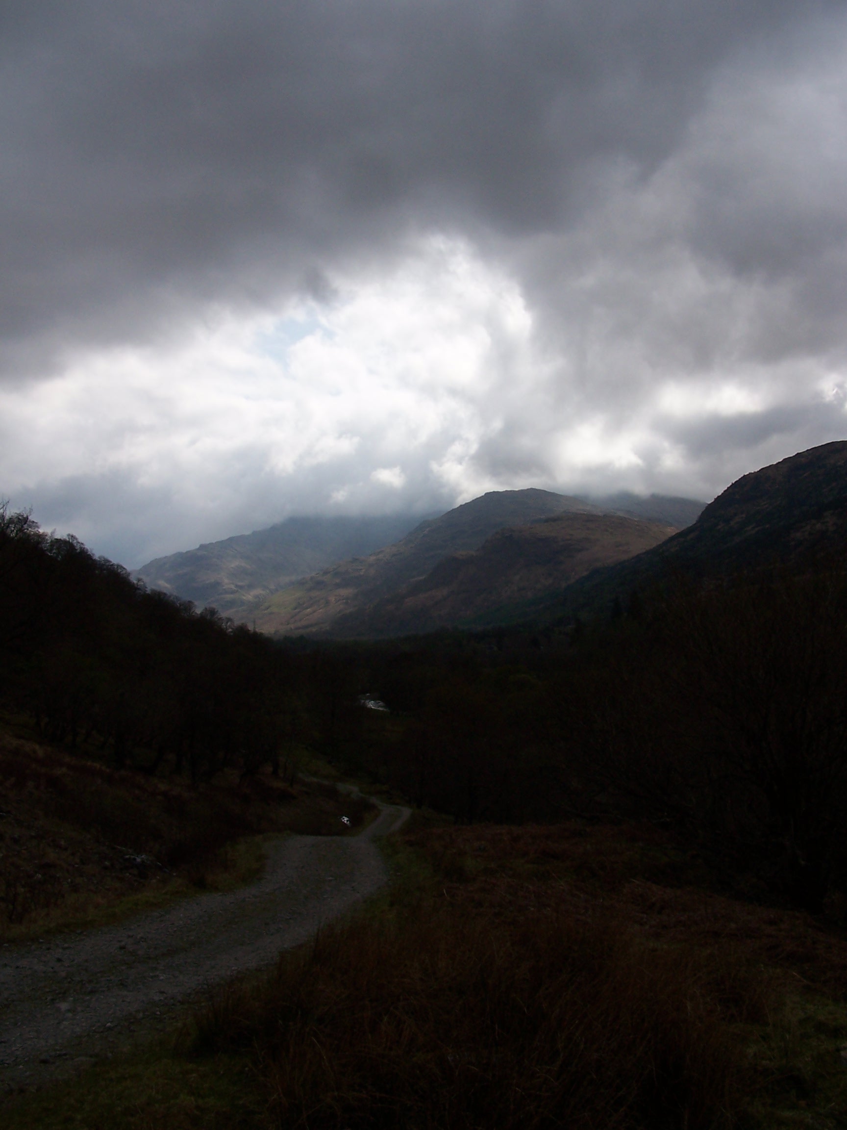 Glen Falloch, clouding over