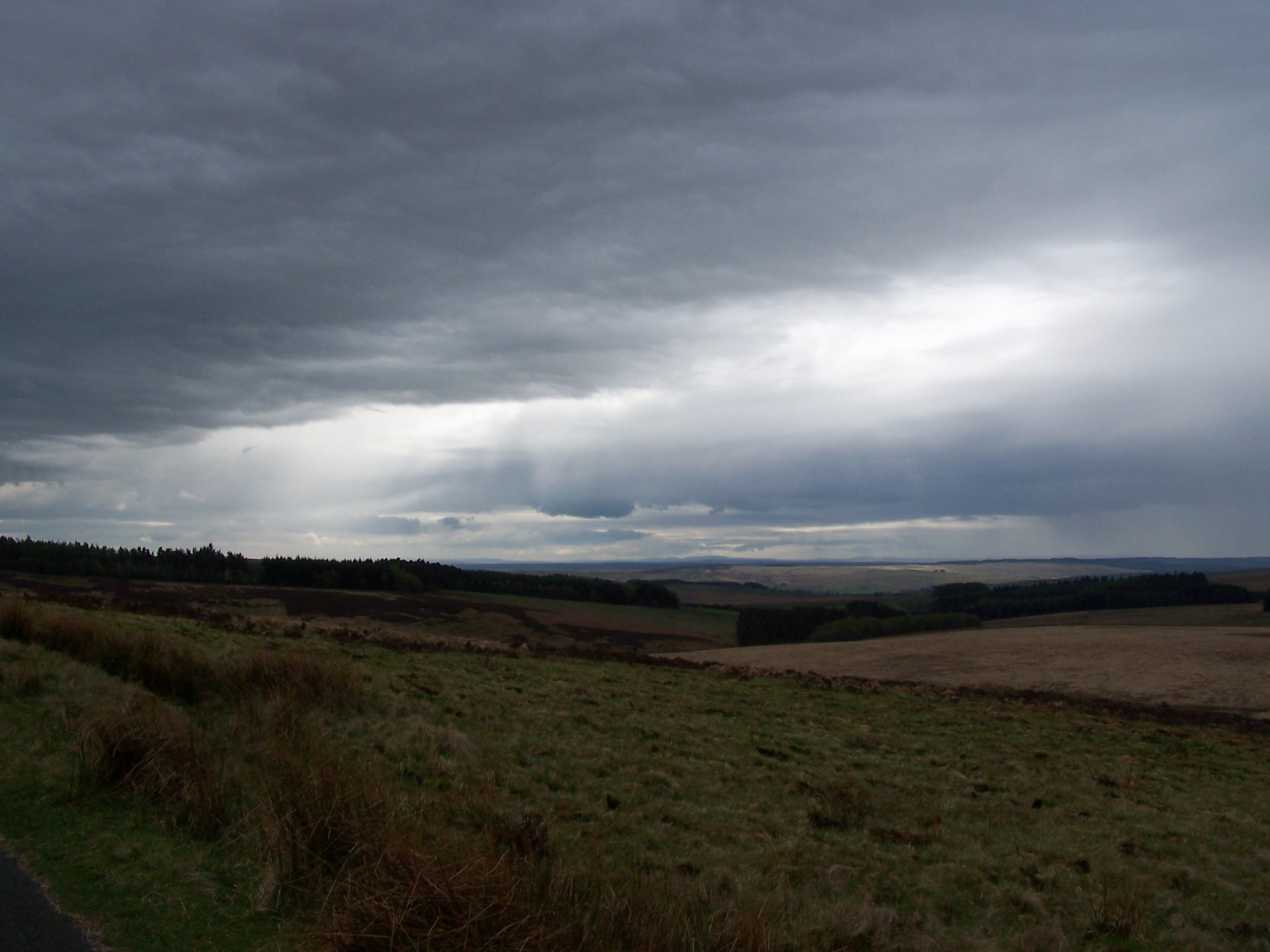 Cloudy sky near Padon Hill