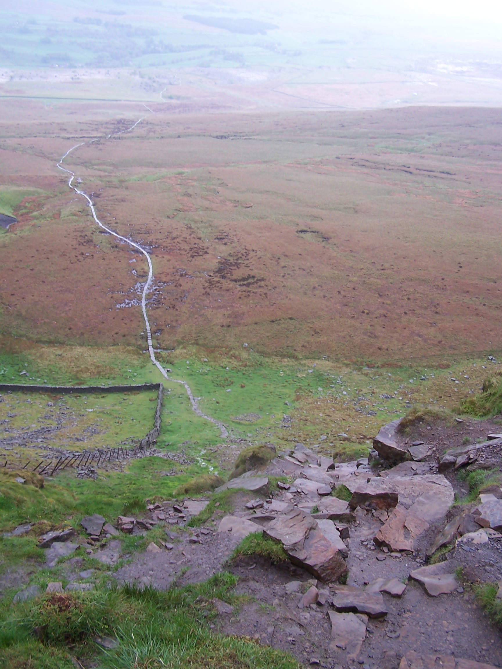 Path up to Ingleborough