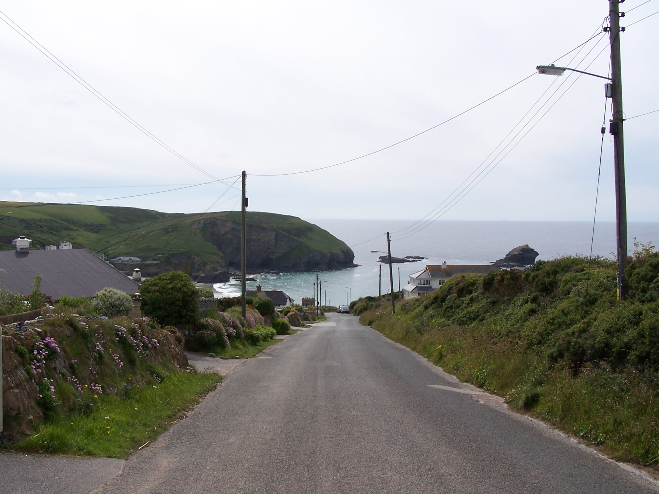 Down the road to Portreath Down the road to Portreath